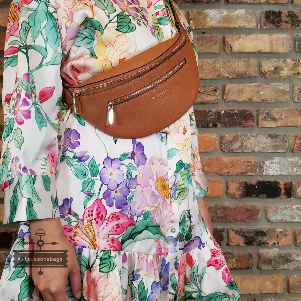 LAUTHENTIC Kate Spade New York Leila Leather Belt Bag Fanny Pack in Warm Ginger - Picture 5 of 7